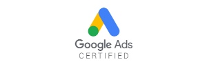 Google Ads Certified badge with google logo